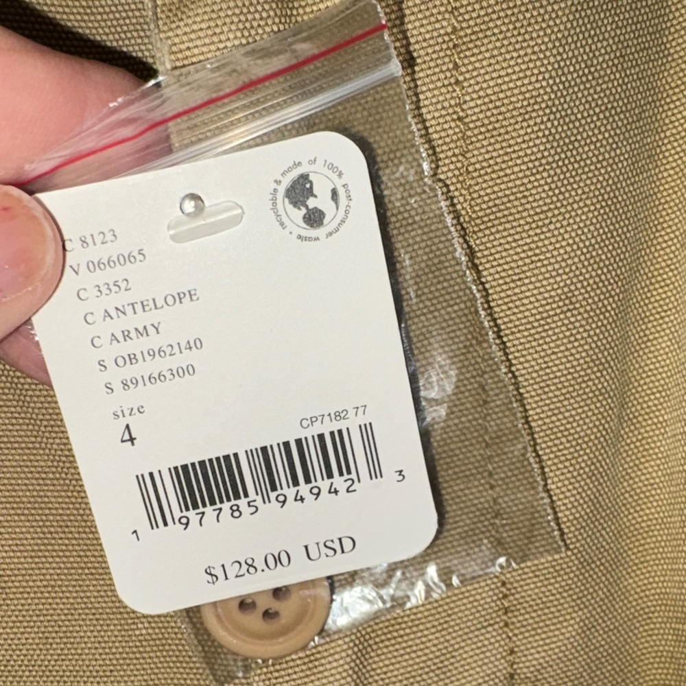 Free People Tan pants size 4 NWT - Picture 2 of 6